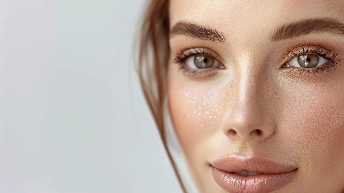 Close-up of a rejuvenated face showcasing the results of combined injectable treatments