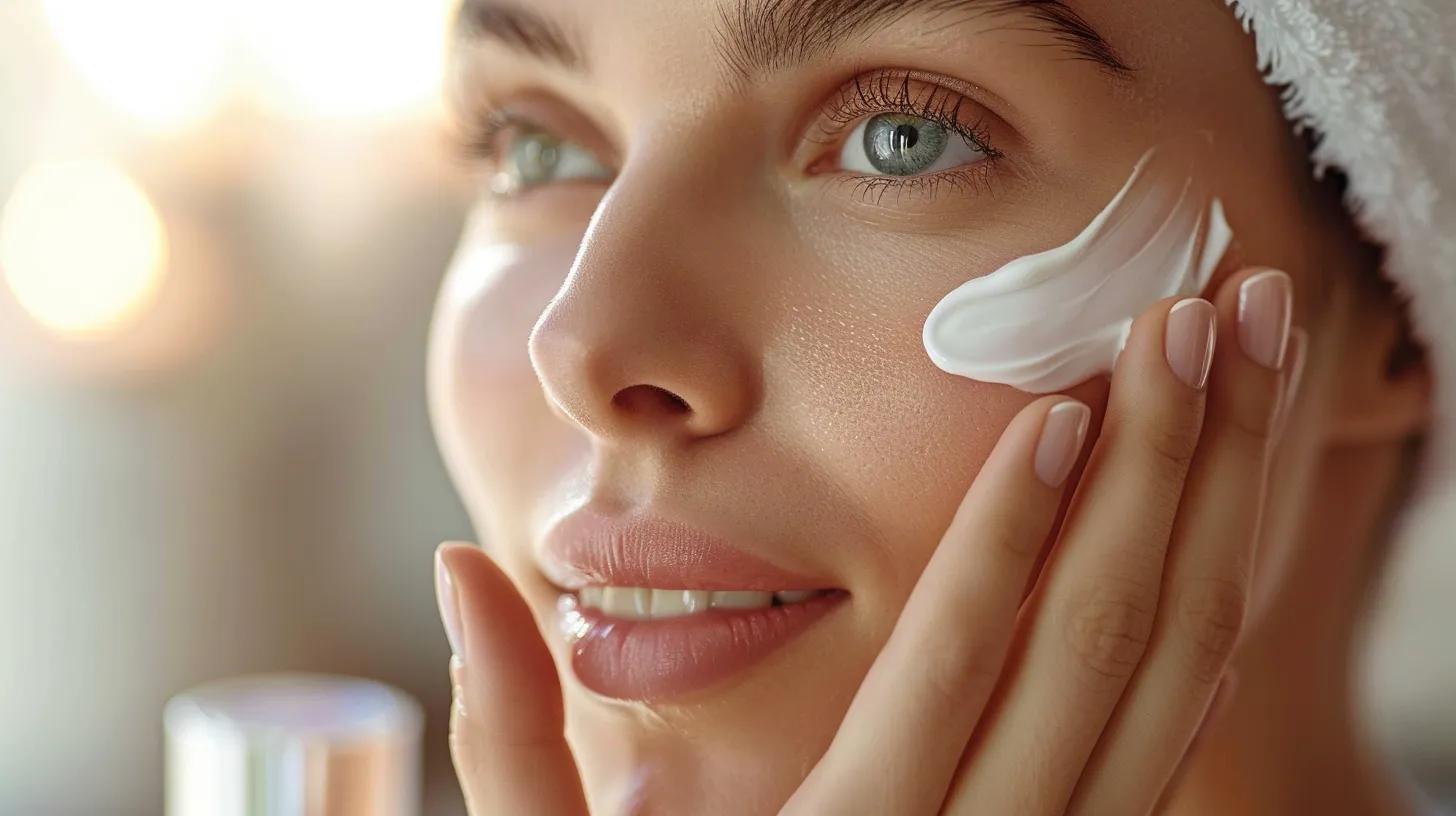 Applying moisturizer to skin after a chemical peel for optimal recovery