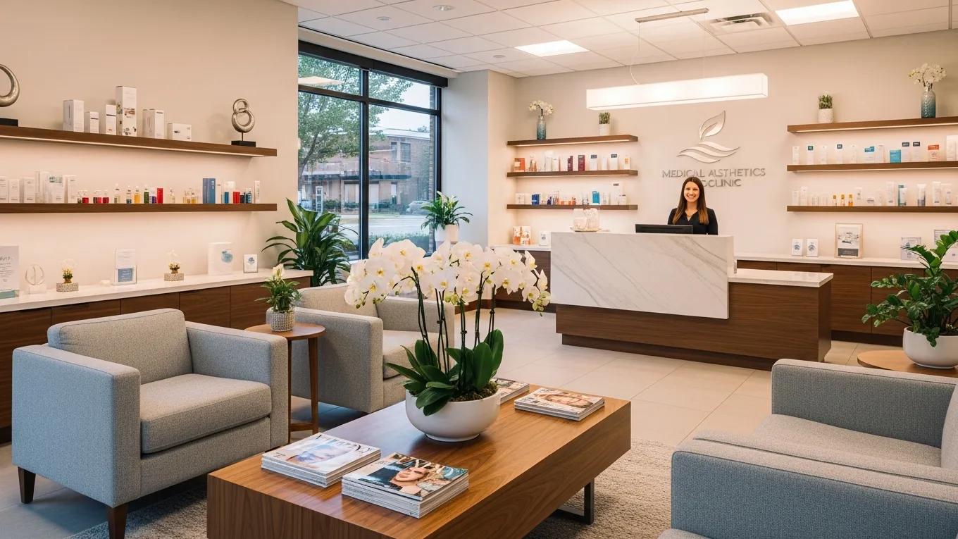 Welcoming medical aesthetics clinic in McMurray, PA, emphasizing patient care and safety