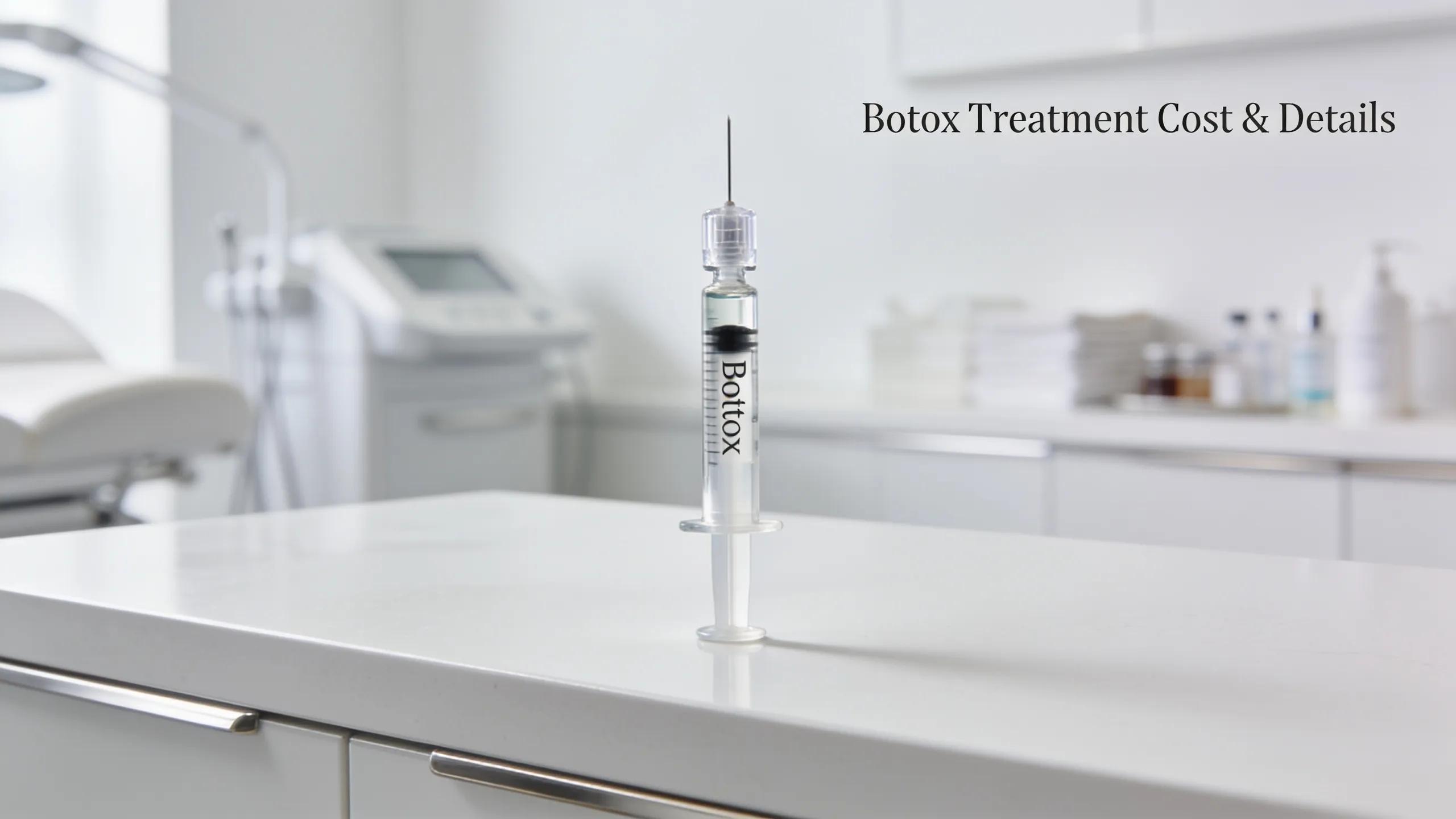 Syringe filled with Botox showcasing premium cosmetic injectables at a medical aesthetics clinic
