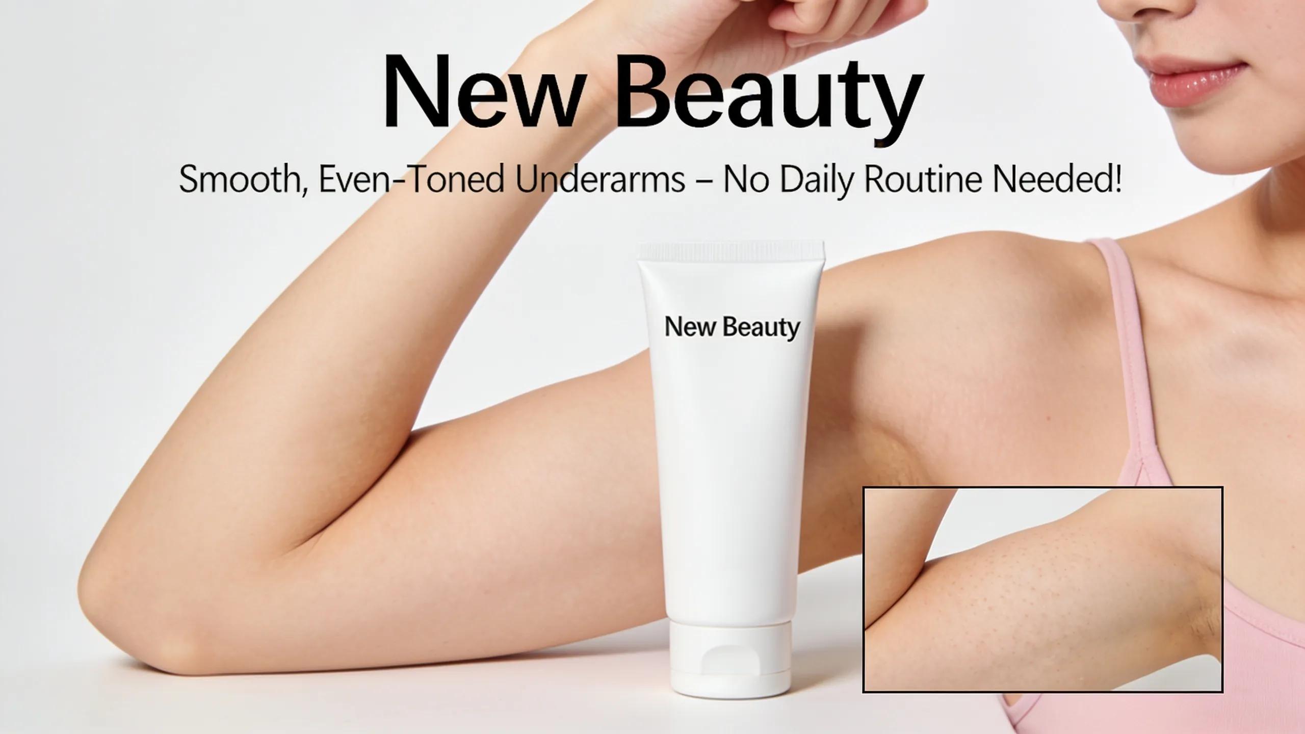 New Beauty offers a smooth, even-toned solution for the underarms, eliminating the need for daily