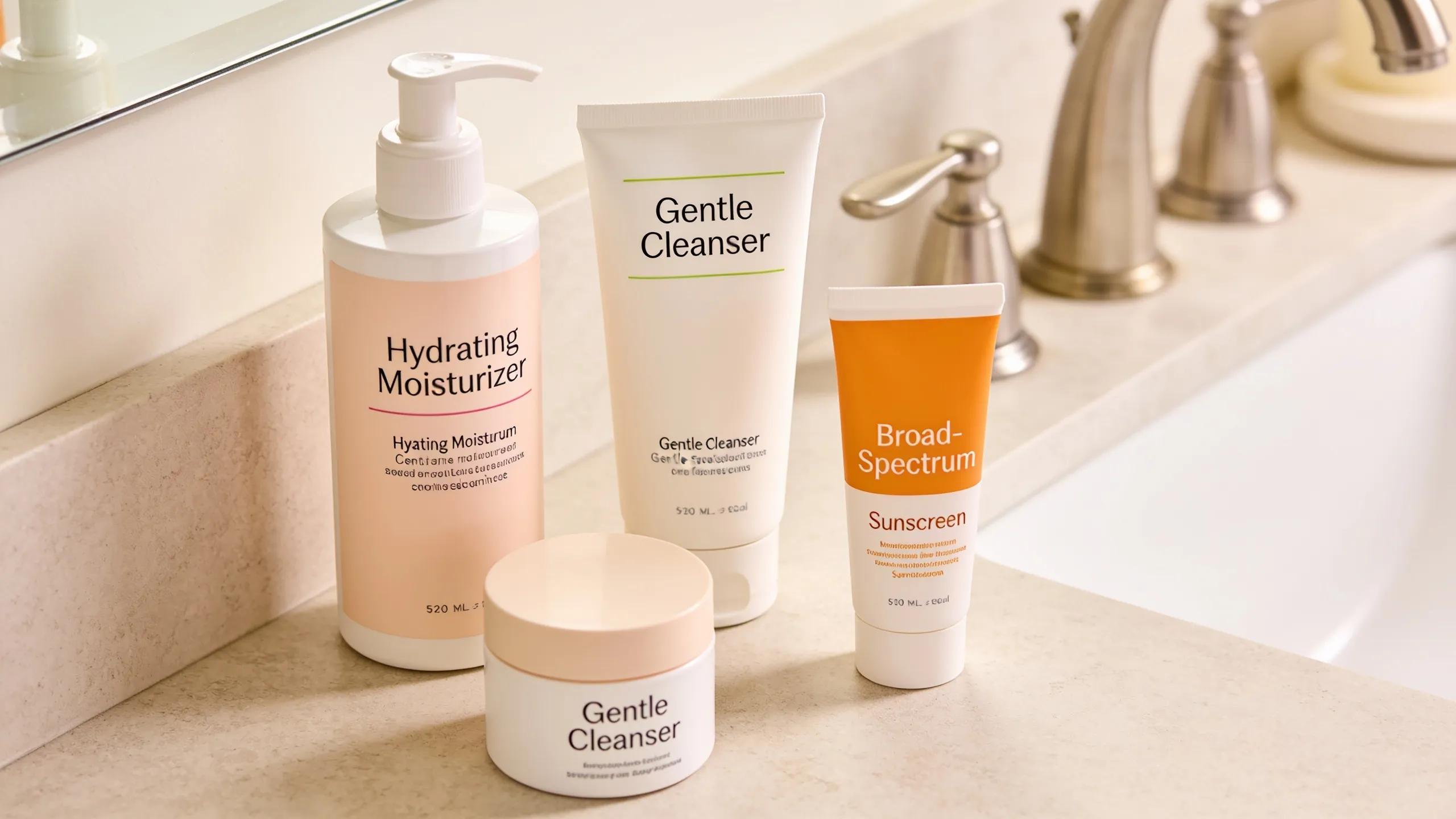 Essential skincare products for aftercare after a chemical peel