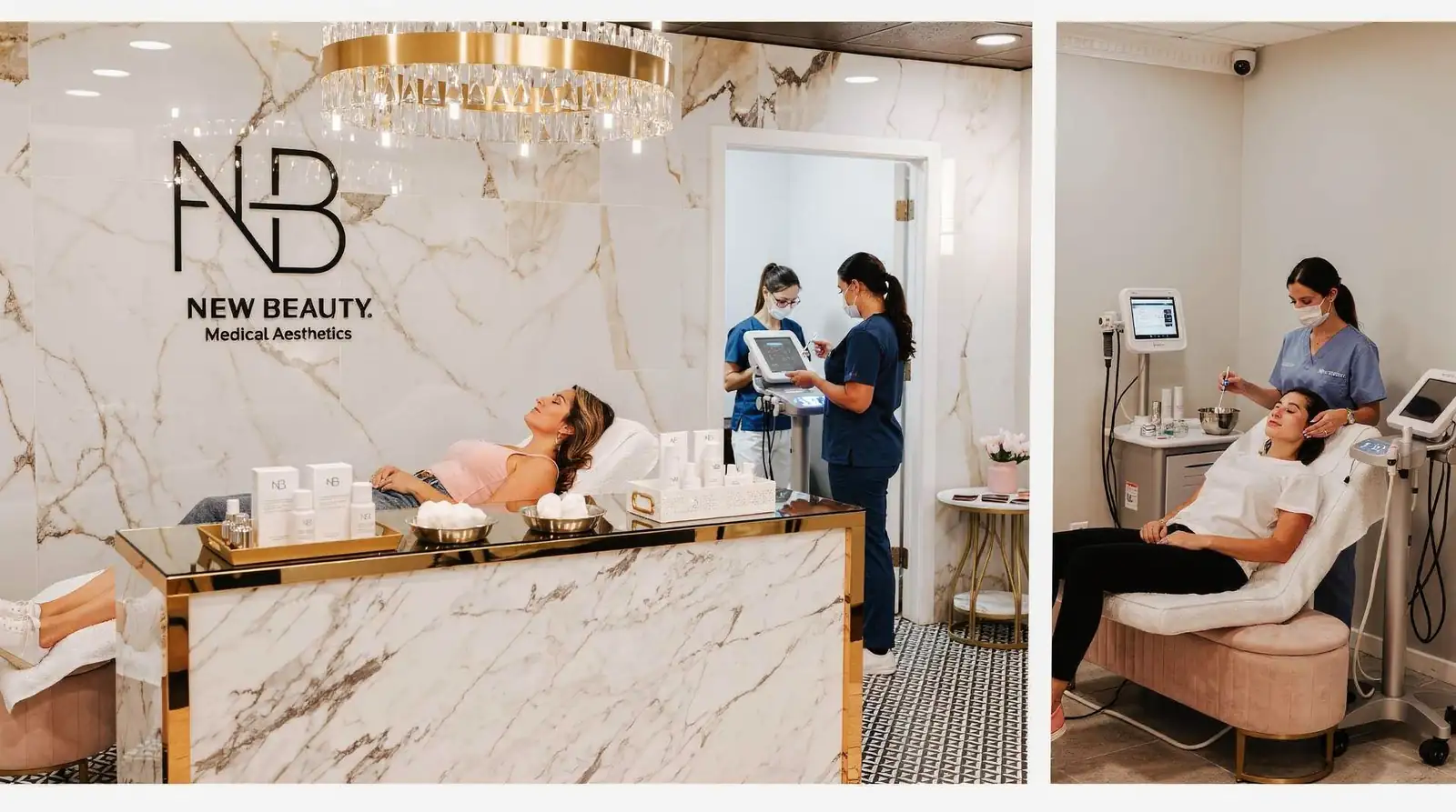 New Beauty Medical Aesthetics is located in McMurray, Pennsylvania.; Premium dermal filler treatments can address